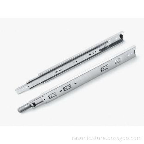 45mm Full extension Ball Bearing Drawer Slides 3 Fold Self